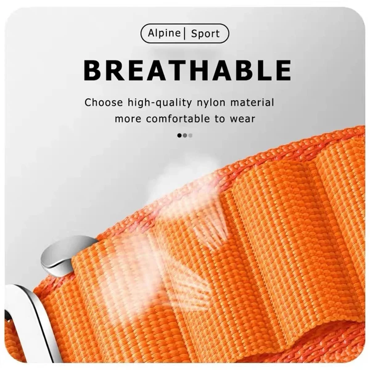 DL3 Mobilak Alpine Loop Band for Xiaomi Mi Band 7/Mi Band 6/Mi Band 5/Mi Band 4/Mi Band 3, Women Men Nylon Sport Solo Loop Rugged Wristband with G‑Hook - Colors Red