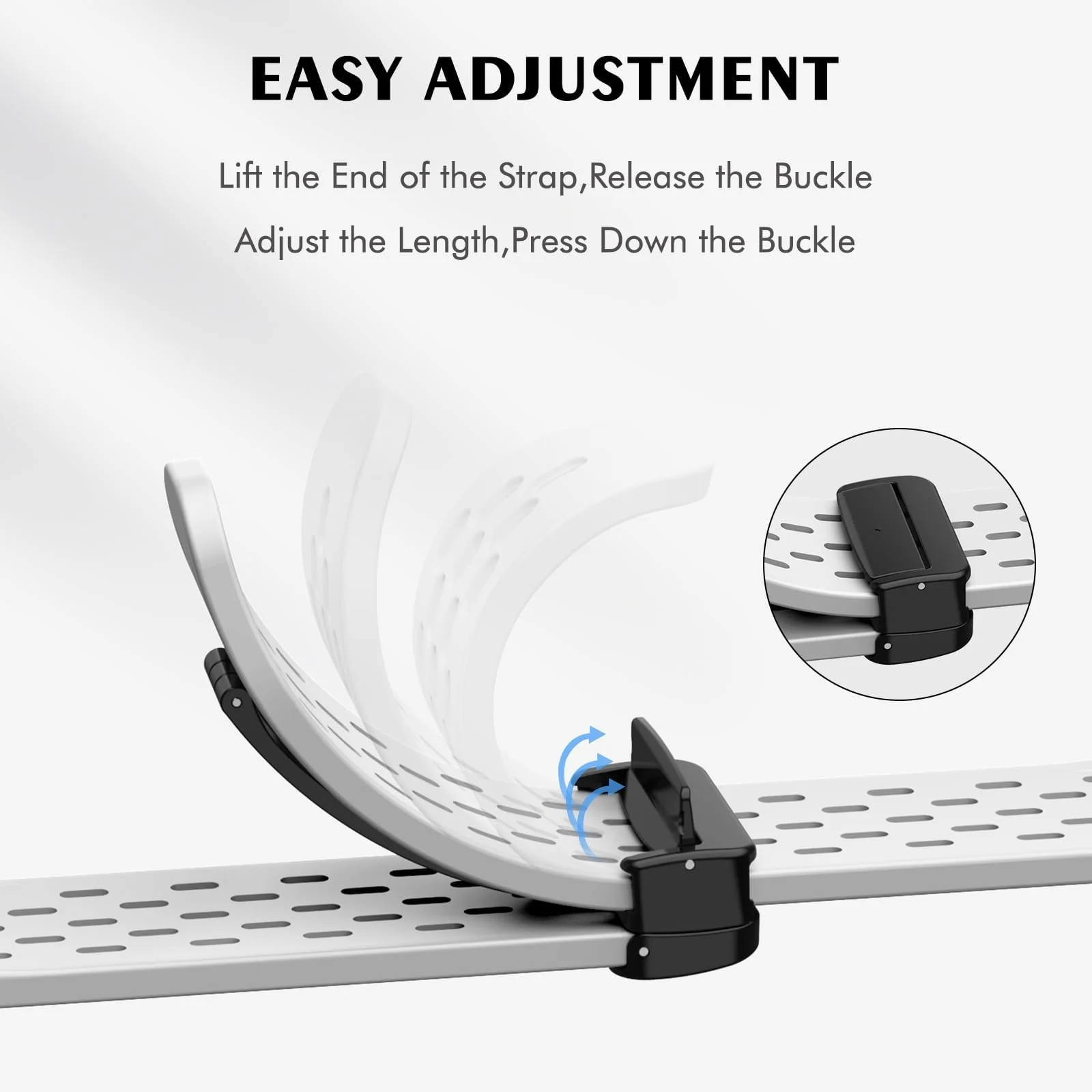 DL3 Mobilak 18mm Silicone Strap For Huawei Watch GT 6 41mm/GT 5 Pro 42 mm/GT 5 41mm/GT4 41 mm/Watch 5 42mm Magnetic Metal Buckle Sport Silicone Breathable Strap, Band Soft Replacment Wristband - White