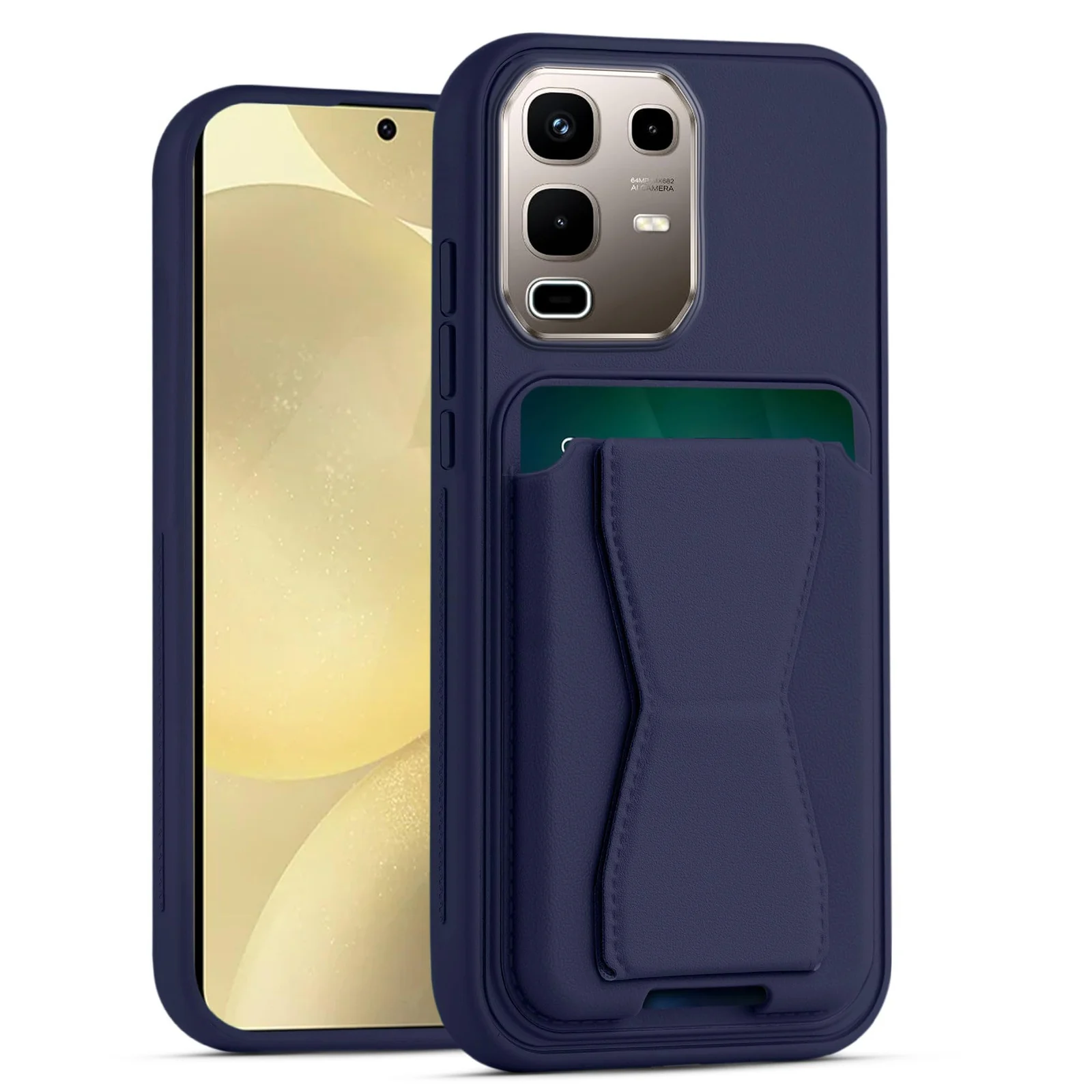 DL3 Mobilak Leather Wallet Case for Infinix Note 50S, Camera protection, Shock-absorbing protection, Built-in kickstand