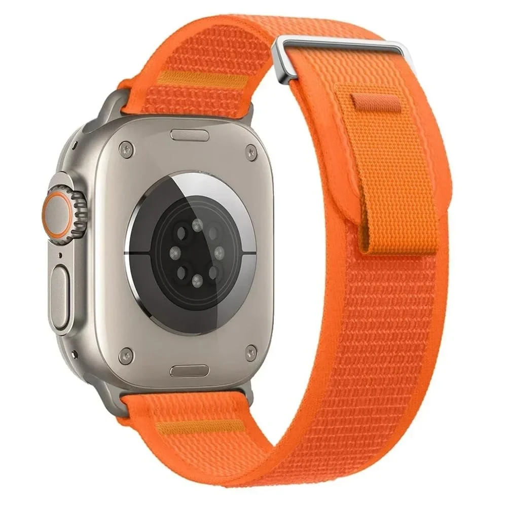 Apple Watch Ultra 2 49MM 45MM 44MM 42MM — DL3 Mobilak Trail/Alpine Loop Nylon Band Compatible with Apple Watch Ultra 2/Ultra Band 49mm 45mm 44mm 42mm, Adjustable with Metal C-Hook Strap for iWatch Ultra Series 9/8/7/6/5/4/3/2/1/SE2/SE