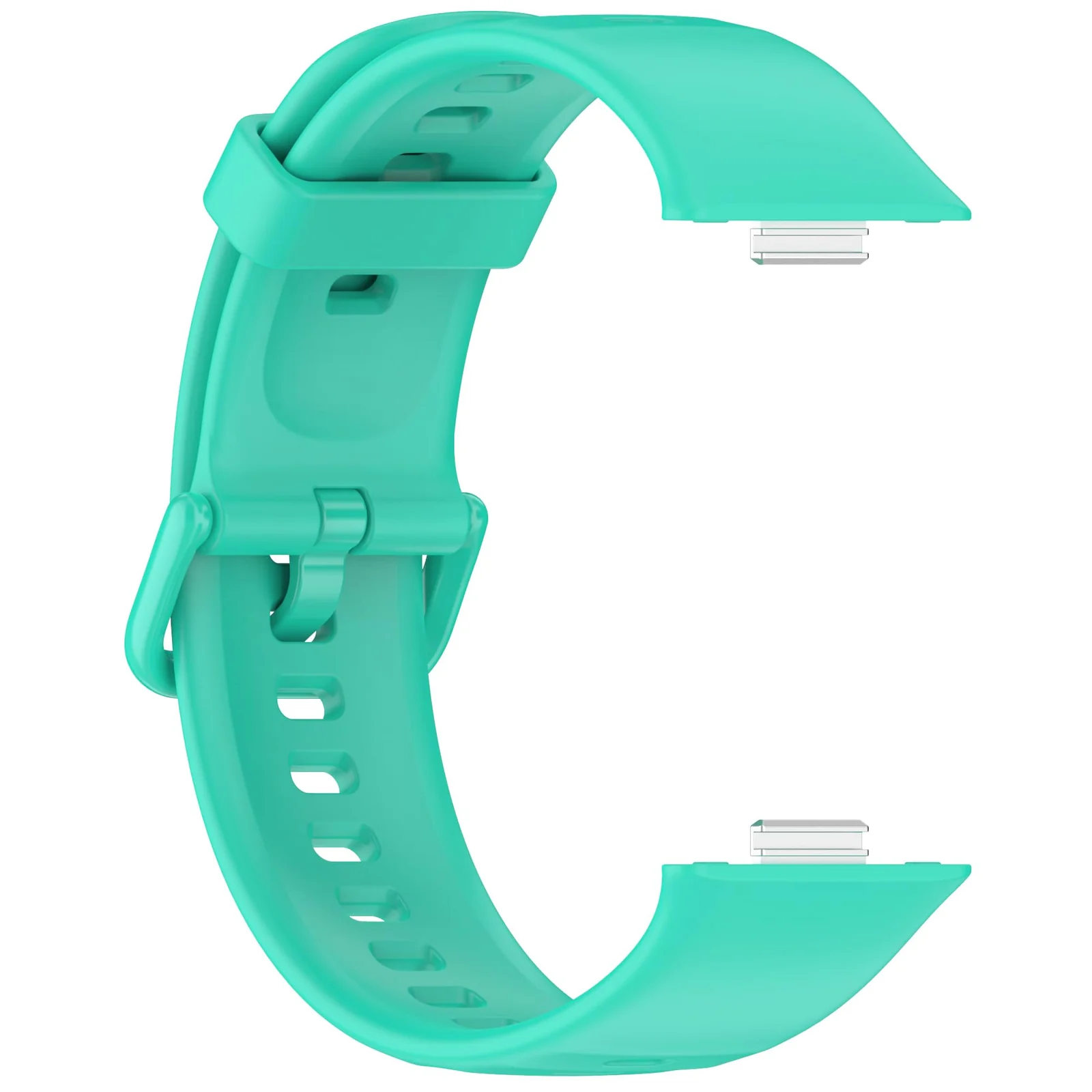 DL3 Mobilak Silicone Bracelet for Huawei Watch Fit 3/Watch Fit 4 Pro/Fit 4 Strap, Soft Silicone Sport Replacement Strap for Women/Men, Adjustable Waterproof Sports Band - Teal