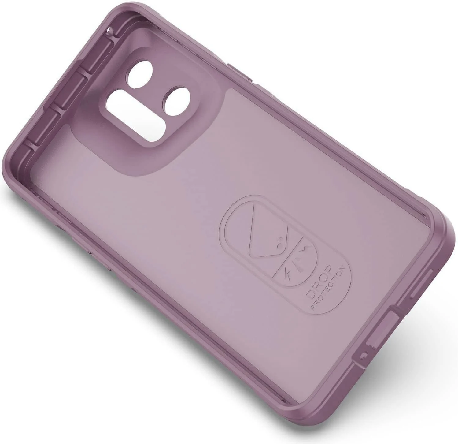 DL3 Mobilak Rugged Protective Case for OPPO Find X5, Camera protection, Shock-absorbing protection, Non-slip grip - Purple