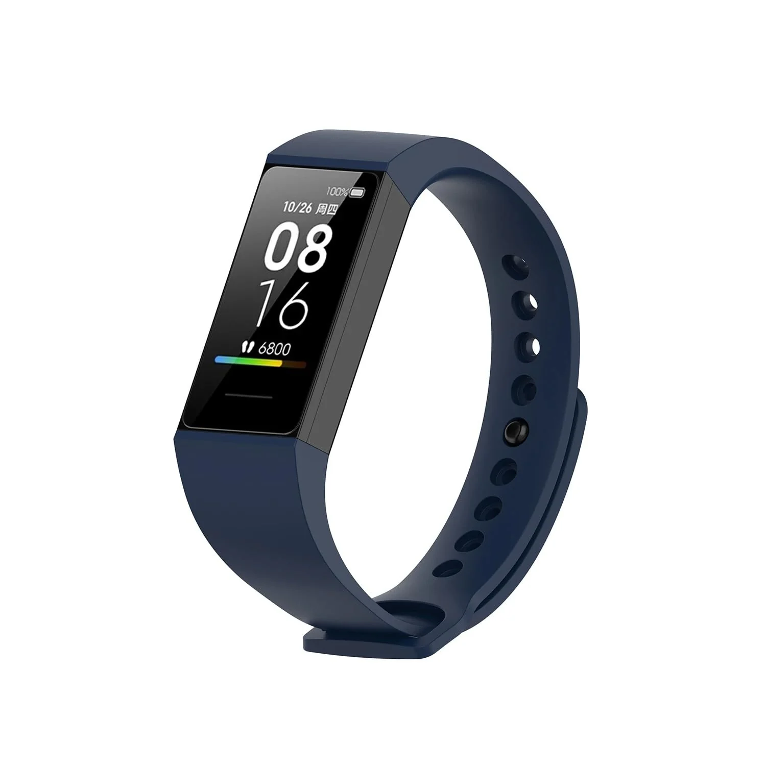 DL3 Mobilak Smart Watch Strap for Xiaomi Mi Band 4C & Redmi Smart Band, Sport Silicone Watch Band Wrist Strap, Replacement Bracelet Wristband Wrist Strap - Midnight Blue