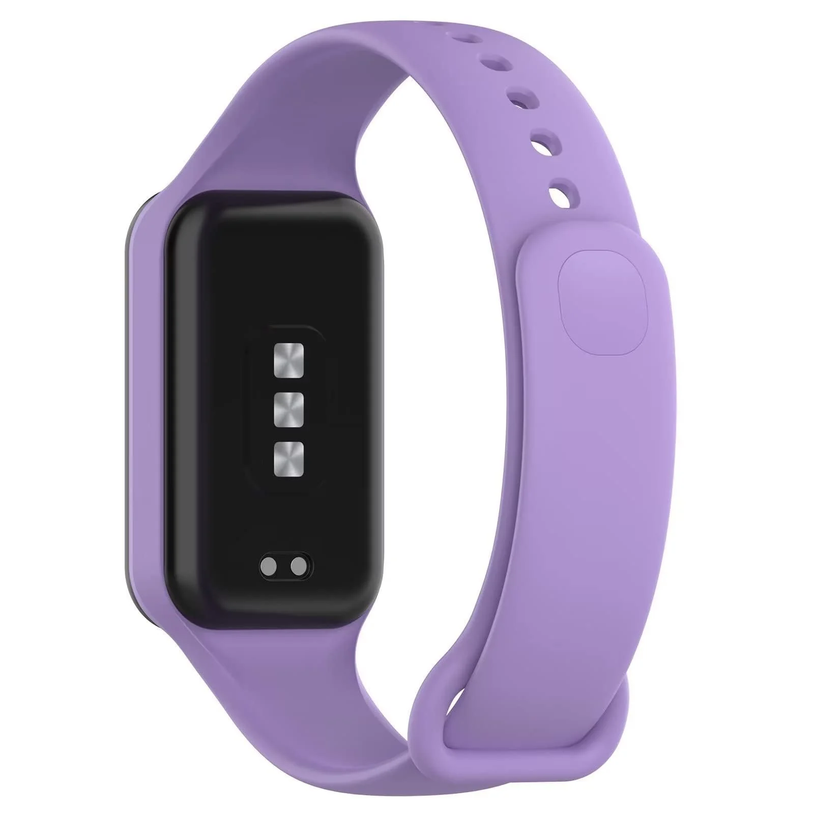 DL3 Mobilak Smart Watch Strap for Xiaomi Redmi Band 2, Sport Silicone Watch Band Wrist Strap, Replacement Bracelet Wristband Wrist Strap for Xiaomi Redmi Smart Band2 Accessories - Light Purple