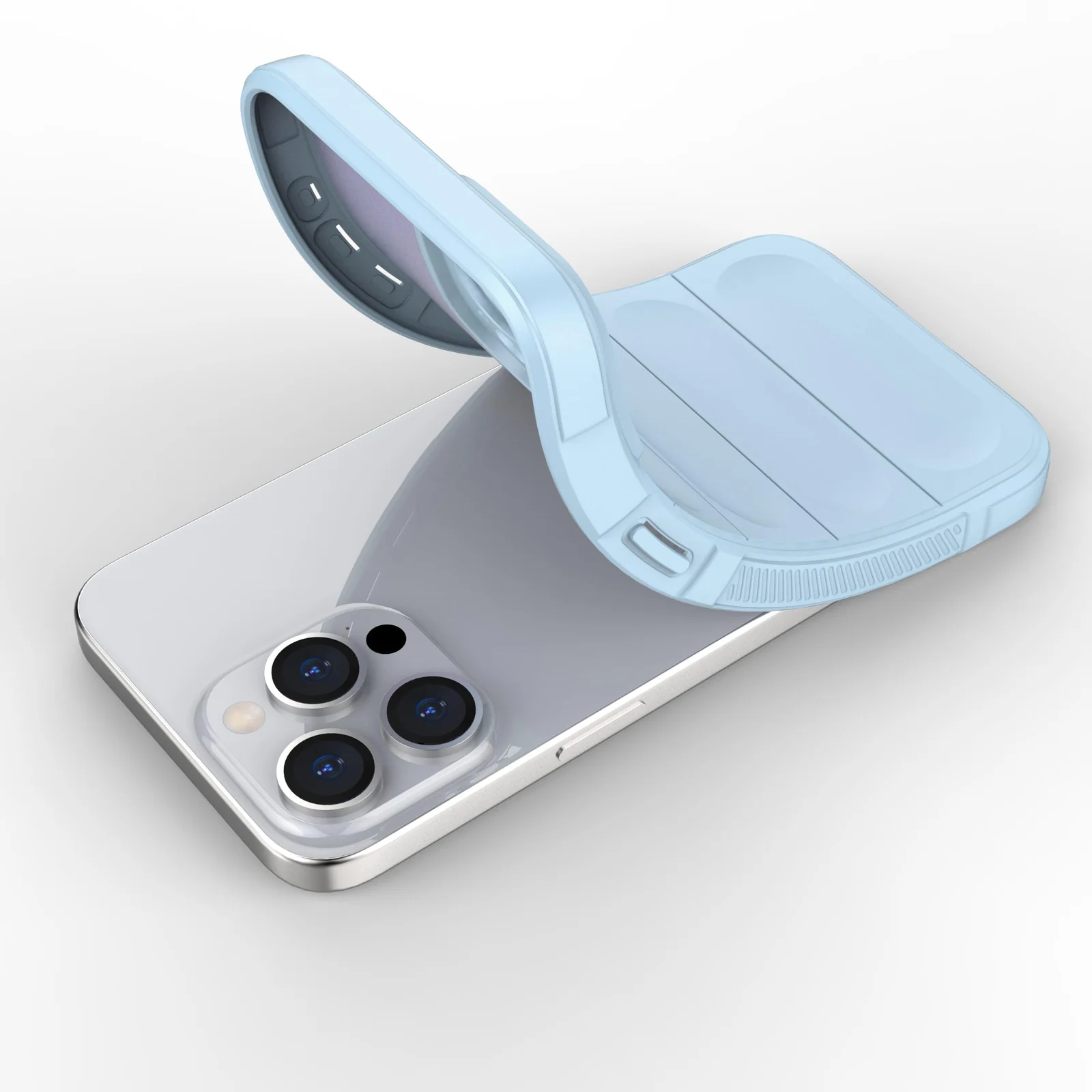 DL3 Mobilak Rugged Protective Case for iPhone 11 Pro Max 6.5-Inch, Camera protection, Shock-absorbing protection, Non-slip grip - Baby Blue