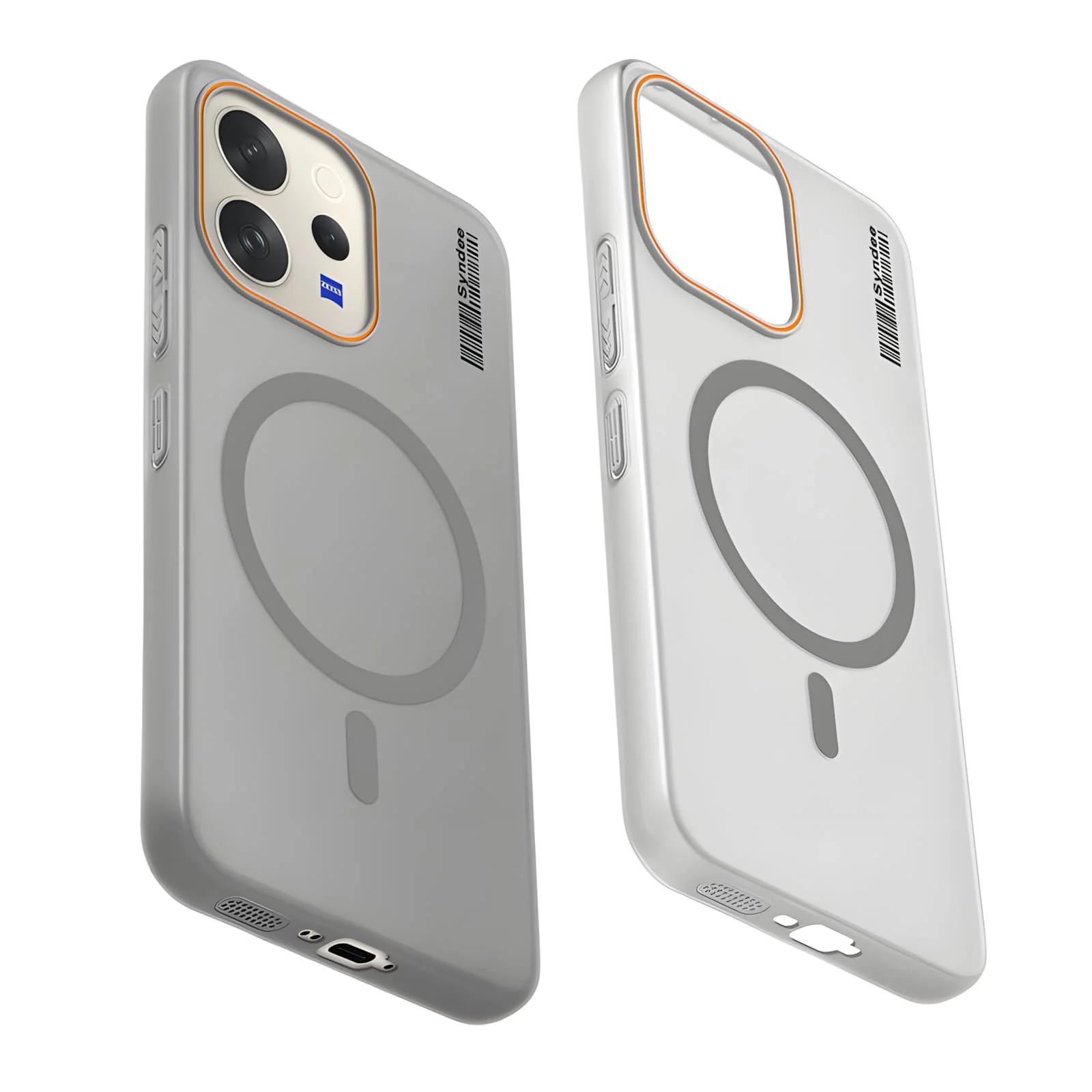 DL3 Mobilak Case Back Cover for HONOR 600 Lite, Sleek Frosted Translucent Back Only Compatible with Wireless Magnetic Accessories | Anti-Scratch Shockproof Phone Case - Gray