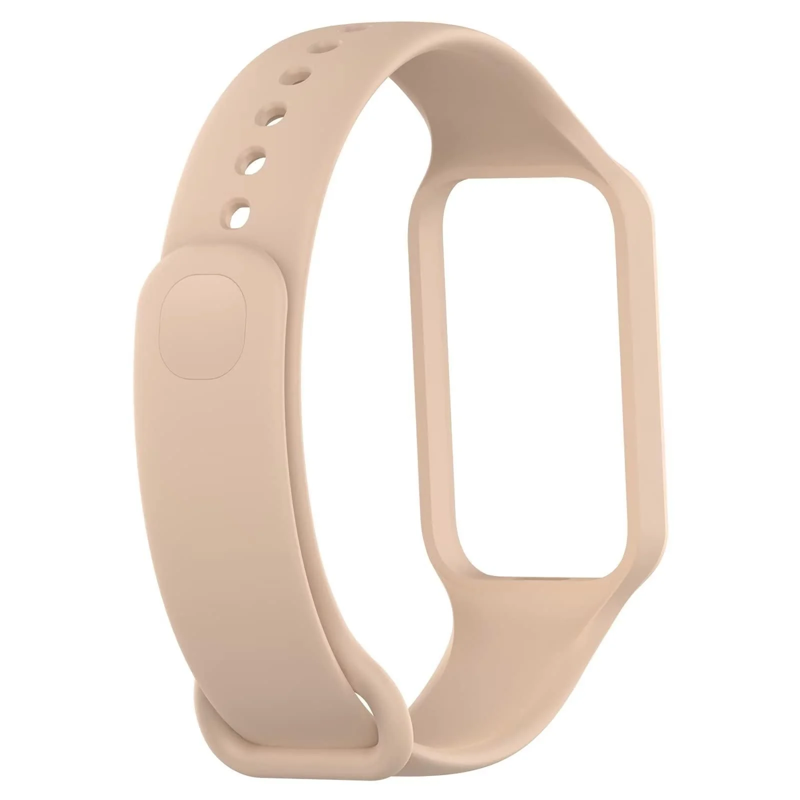DL3 MOBILAK Smart Watch Strap for Xiaomi Redmi Band 2, Sport Silicone Watch Band Wrist Strap, Replacement Bracelet Wristband Wrist Strap for Xiaomi Redmi Smart Band 2 Accessories - Pink Sand