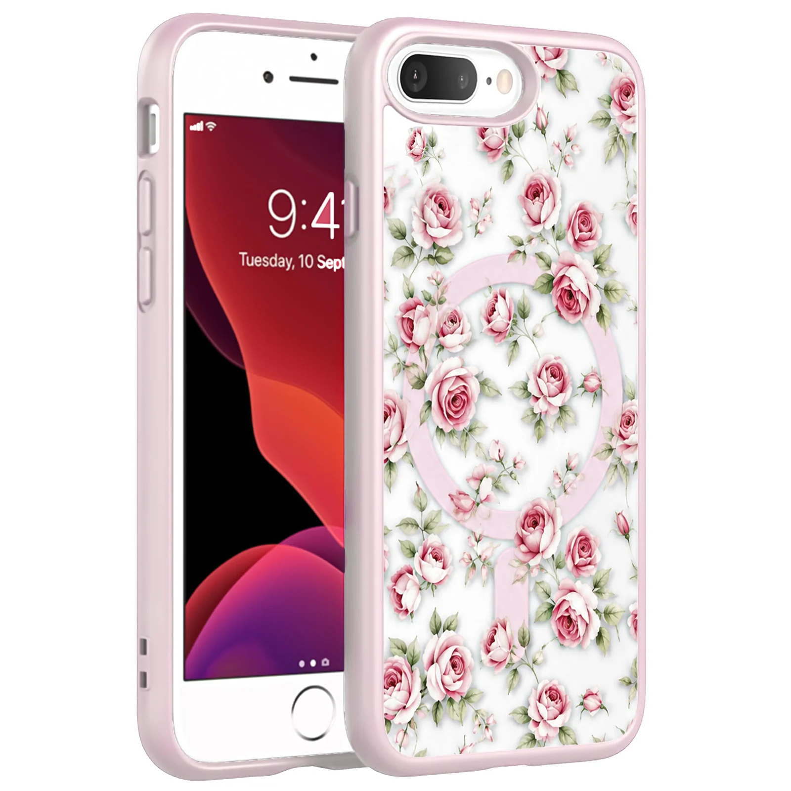 iPhone 7 Plus / iPhone 8 Plus — DL3 MOBILAK Clear Three-Layer Protective Phone Case for Apple iPhone 7 Plus and iPhone 8 Plus
