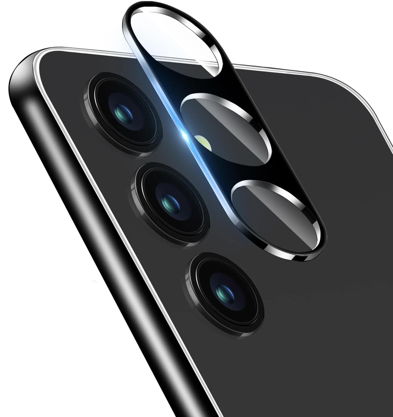 DL3 Mobilak Samsung Galaxy A15 5G Camera Lens Protector Tempered Glass Screen Protector HD [Full Coverage][Anti-Scratch] Drop Protection Ultra Clear/Thin Lens Protector Case - Black