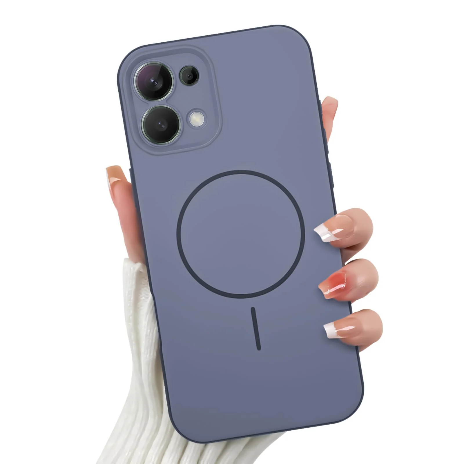 OPPO A6 Pro 4G / 5G — DL3 Mobilak Case For OPPO A6 Pro 4G/5G Slim Design [Not Compatible with MagSafe] Soft Silicone Case Flexible TPU Anti-Scratch Protective Cover with Full Camera Protection