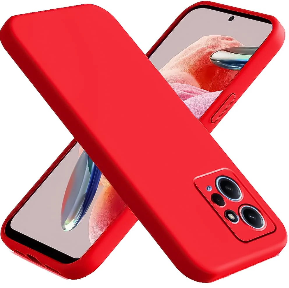 Dl3 Mobilak Xiaomi Redmi Note 12 4G Case,Soft Flexible Silicone Gel Rubber Bumper Cover,Full Body Shockproof Protective Phone Case (Light Green)
