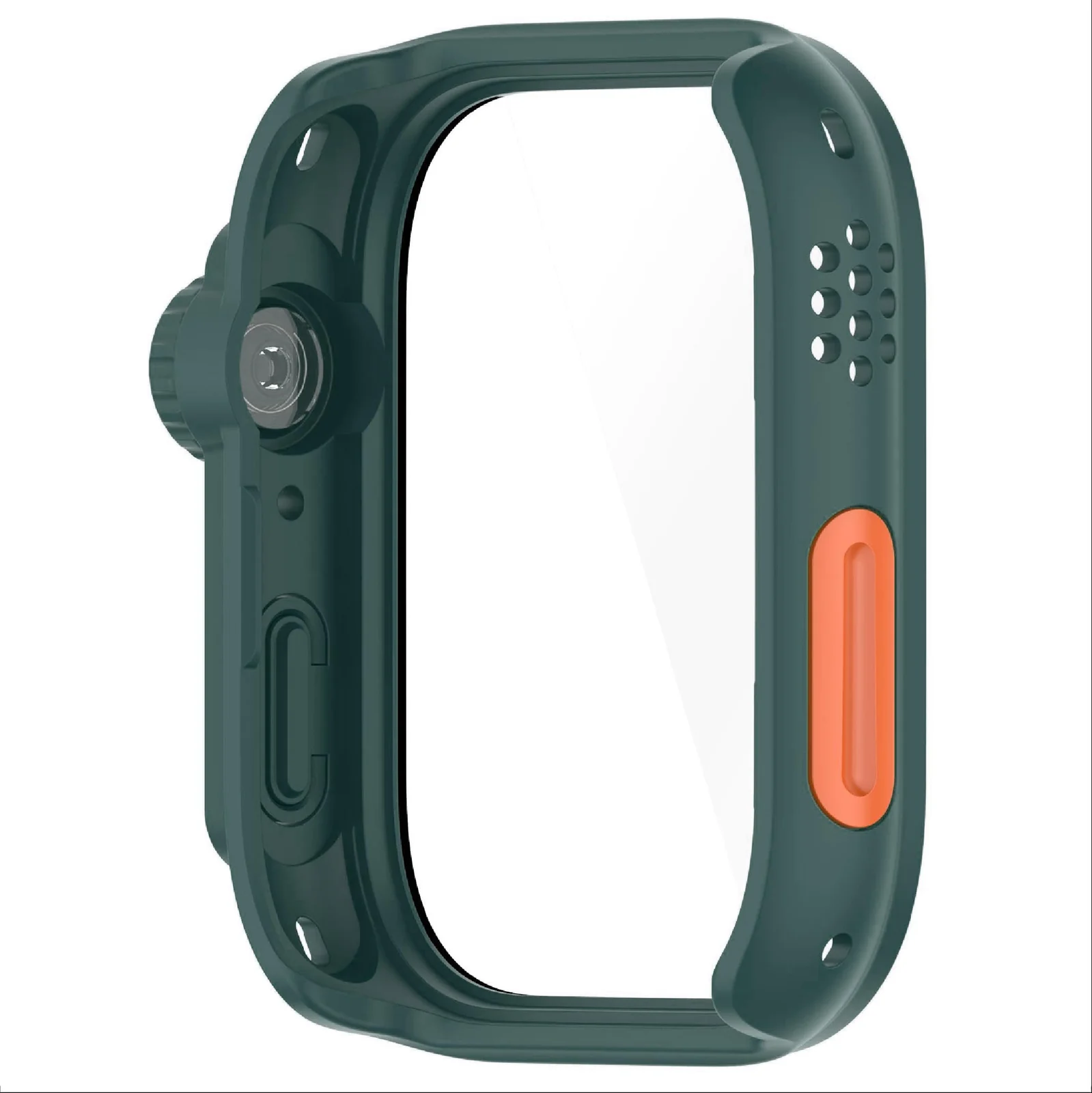 DL3 MOBILAK Ultra-Style Watch Case with Tempered Glass for Huawei Watch Fit 3, Green