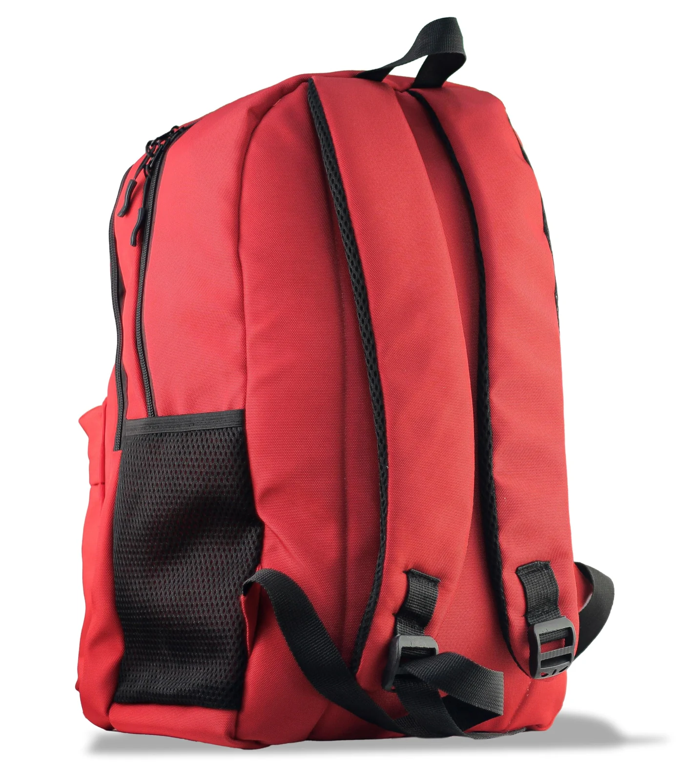 Mobigon Backpack for Student, School Bag, Large Capacity Backpack, Aesthetic Bookbag, Fashion Simple Casual Daypacks for Men Women, For School Shopping Travel Sports Vacation - Red