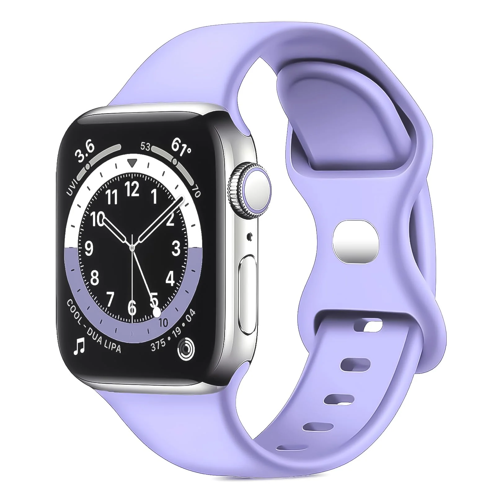 42MM/44MM/45MM/49MM — DL3 Mobilak Bands Compatible with Apple Watch Ultra 49mm 45mm 44mm 42mm 41mm 40mm 38mm, Replacement Soft Silicone Strap for iWatch Ultra 2 Series 9/8/7/6/5/4/3/2/1 (42MM/44MM/45MM/49MM)
