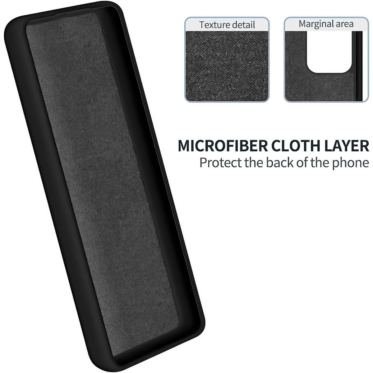 DL3 Mobilak Soft Silicone Protective Case for Huawei Nova Y91 4G / Huawei Enjoy 60X 4G with Microfiber Lining and Shockproof Design - Black