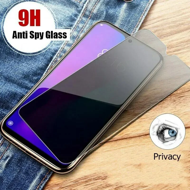 DL3 Mobilak Privacy Full Glass Screen Protector For vivo V27e - Black