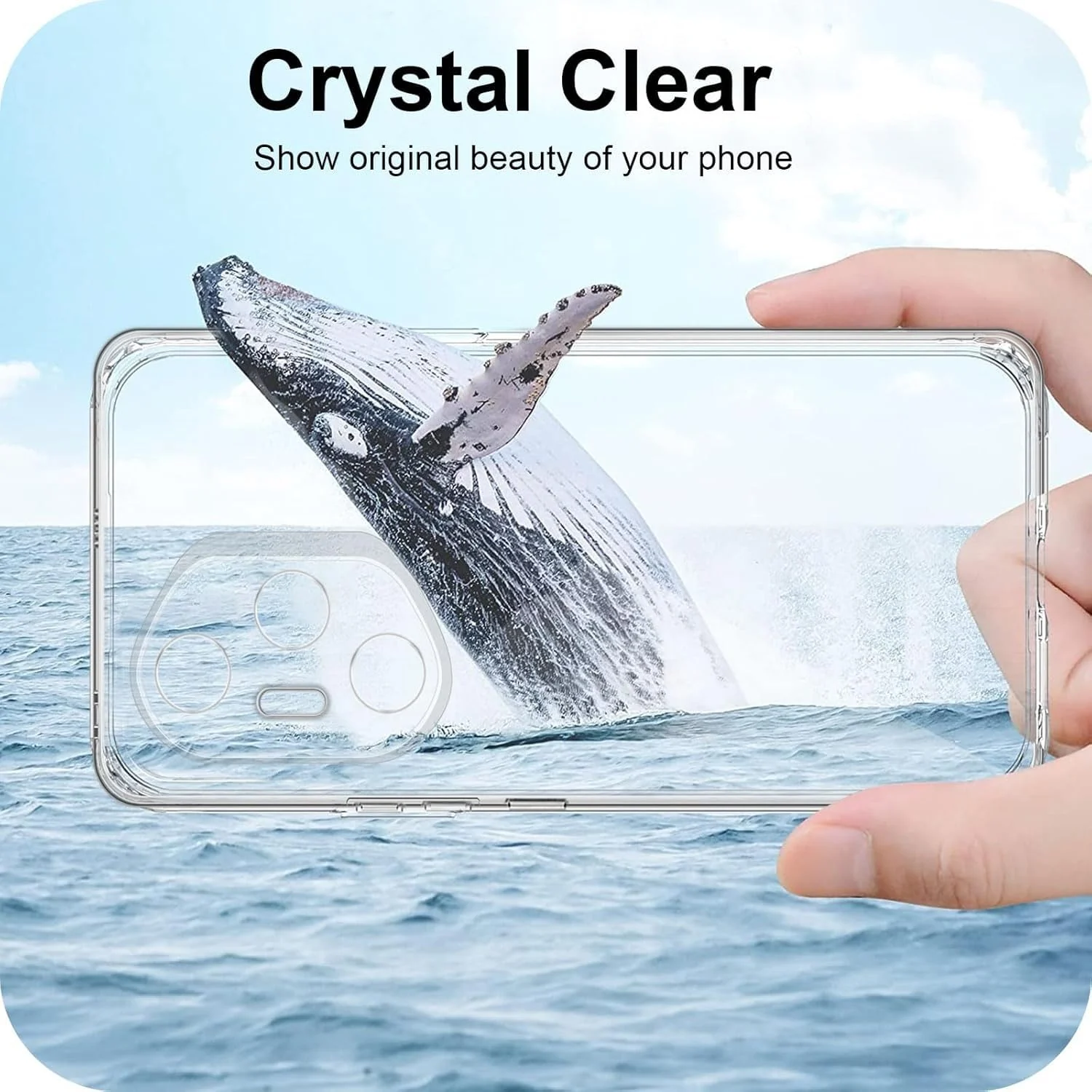 DL3 Mobilak Case Compatible with Honor 300 Pro, Cover Silicone TPU Gorilla Anti-shock Protector Camera Shockproof Corners - Clear