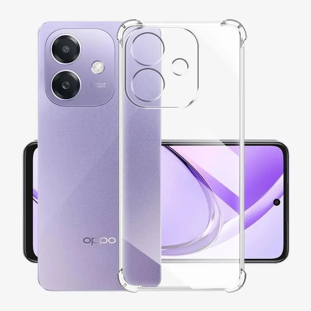 DL3 Mobilak Clear TPU Case for OPPO A3 / OPPO A3X, Camera protection, Shock-absorbing protection, Scratch-resistant surface - Clear