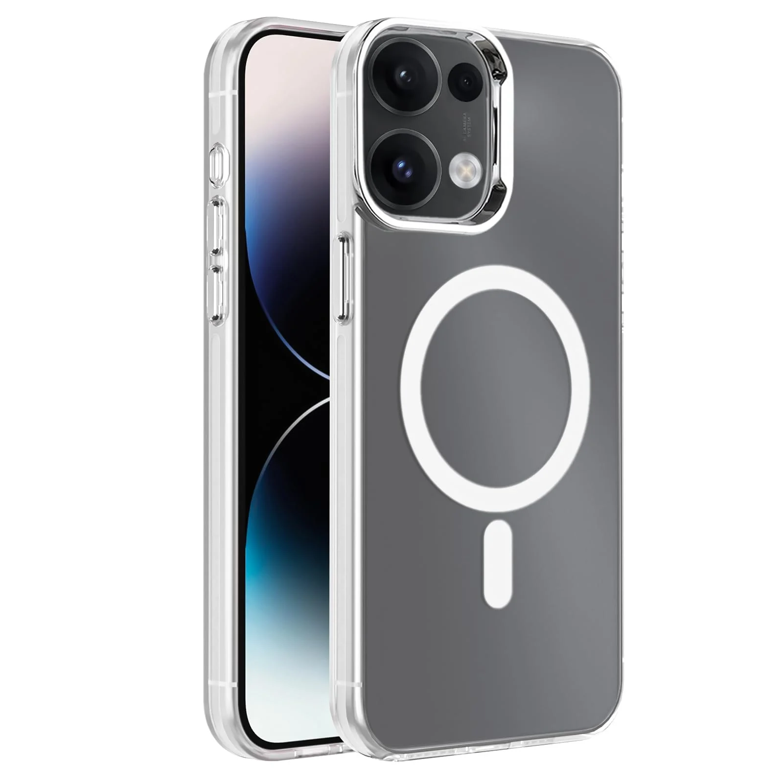 DL3 Mobilak Case For OPPO Reno 13 5G Case Crystal [Not Compatible with MagSafe] Soft TPU Gel Case Flexible Silicone Anti-Scratch TPU Cover - Clear