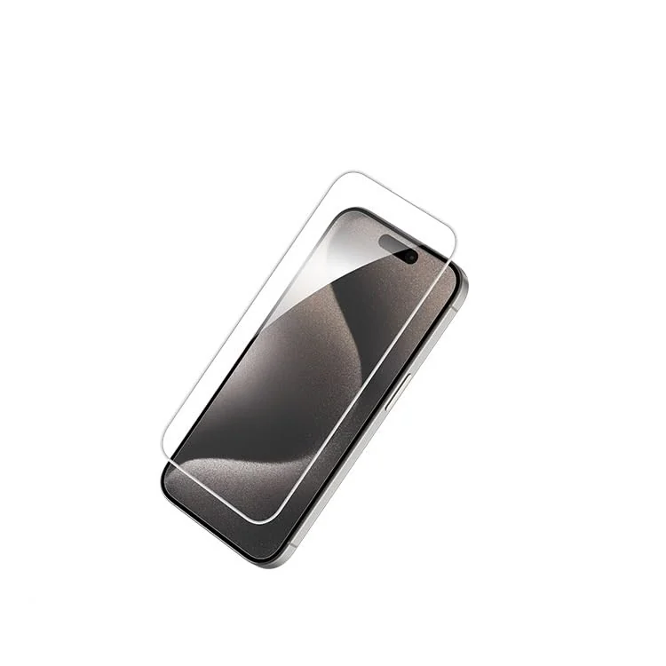 DL3 Mobilak Tempered Glass Screen Protector For iPhone -Clear (iPhone 15 Pro) - clear