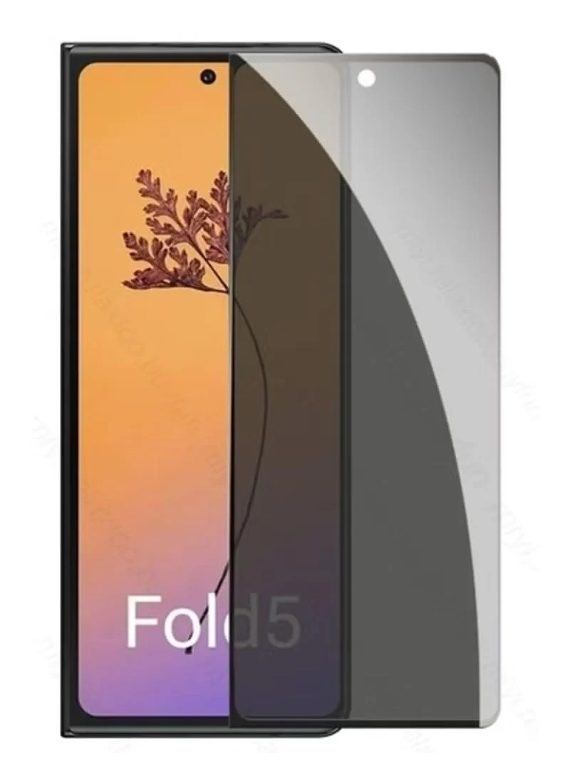 DL3 Mobilak Privacy Full Glass Screen Protector For Samsung Galaxy Z Fold5 - Black