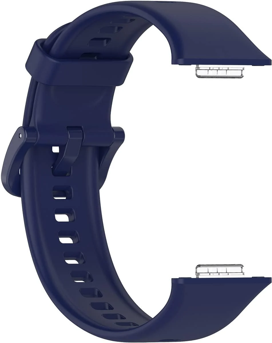 DL3 Mobilak Silicone Watch Band Compatible With Huawei Watch Fit 2 - Blue