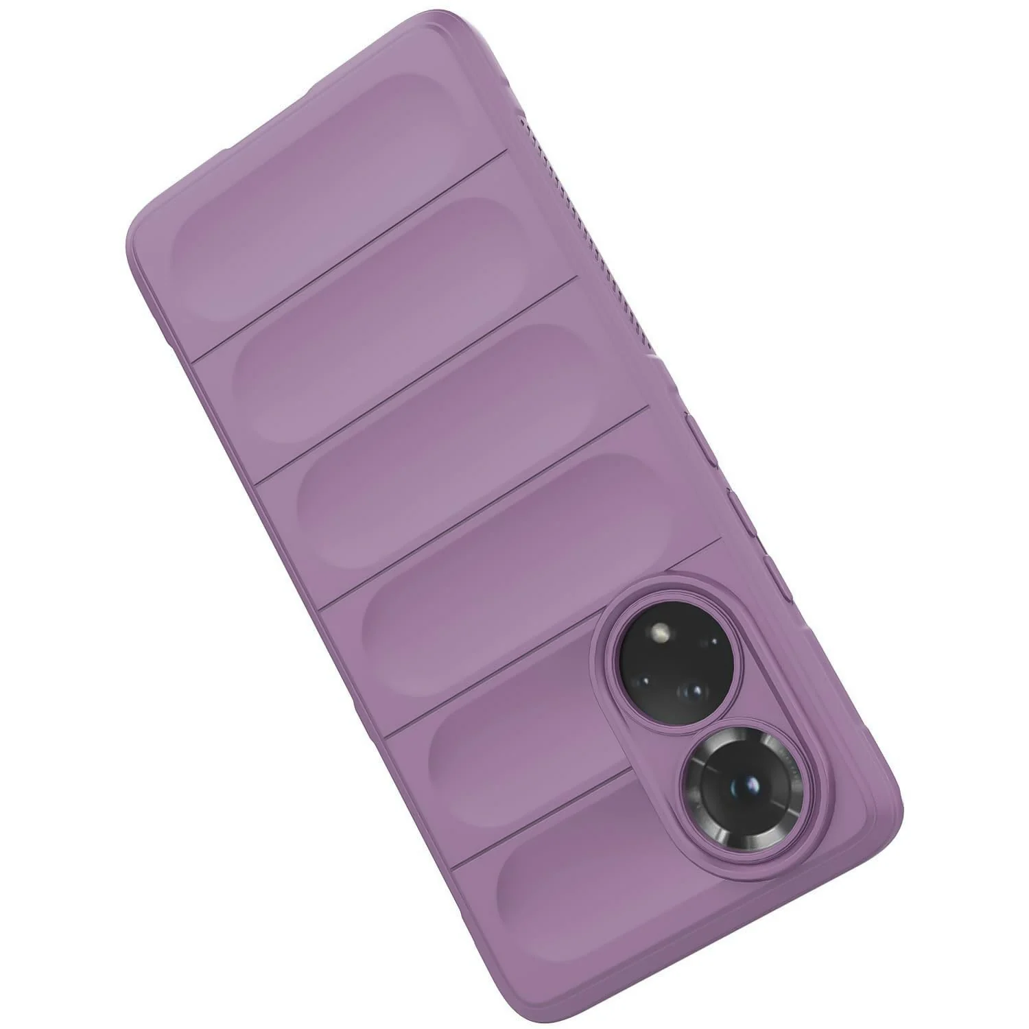 DL3 Mobilak Flexible Silicone and TPU Protective Case with Camera Protection for Honor 50 / Huawei Nova 9 - Purple