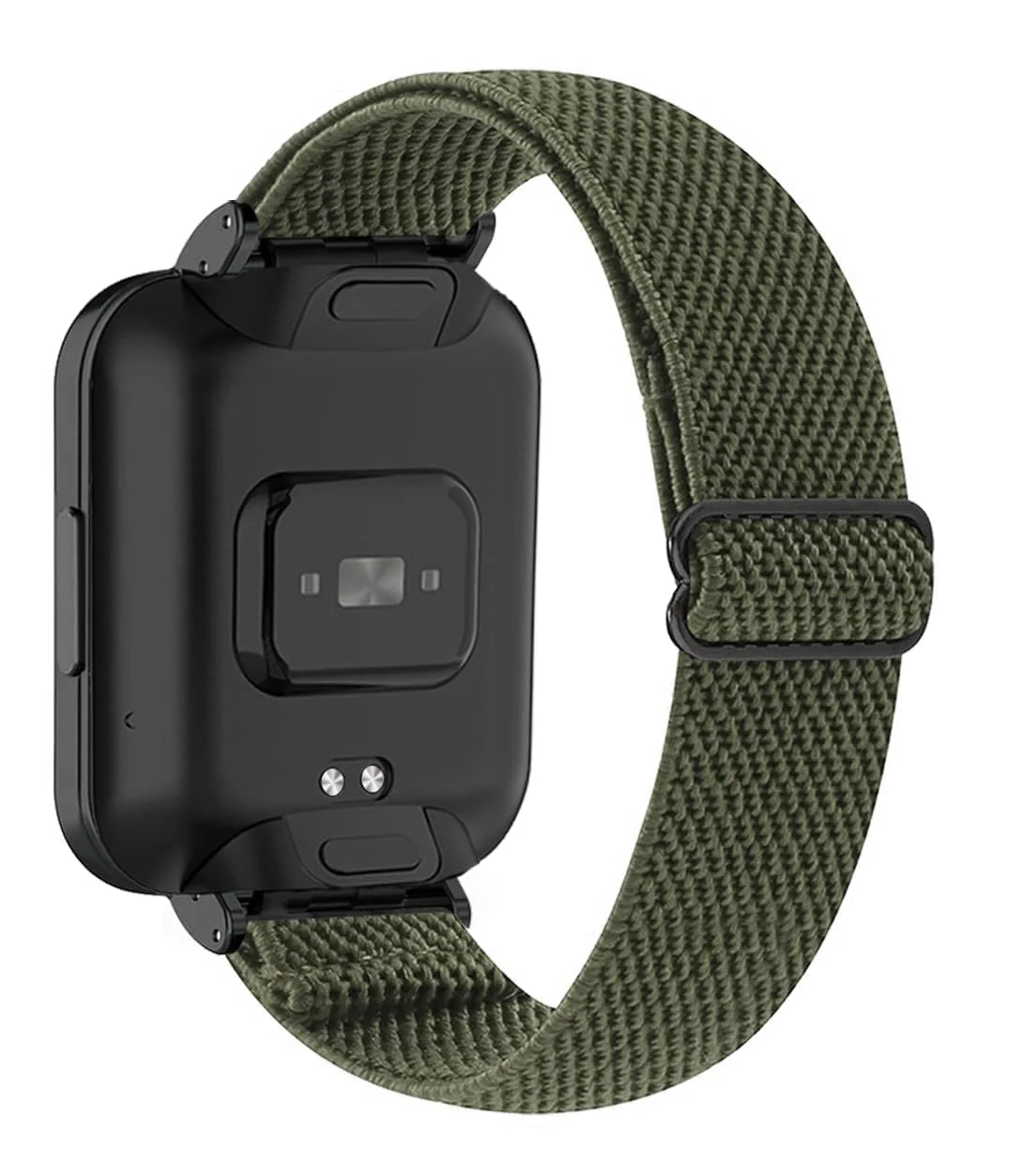 DL3 Mobilak Strap Compatible with Xiaomi Redmi Watch 2 Lite/Poco Watch/Redmi Watch 2 / Horloge 2 Bracelets, Nylon Replacement Strap Sport PU Protective Case + Watch Strap - Green