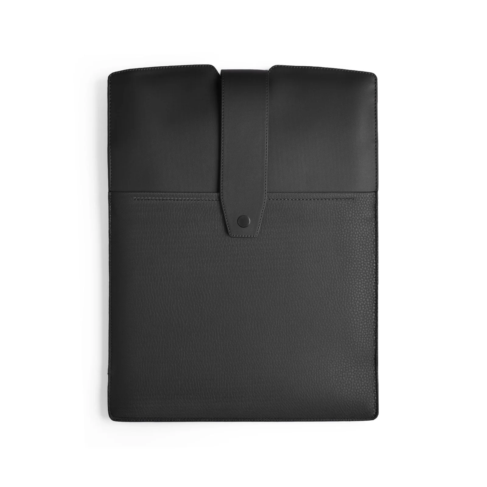 Mobigon Professional Laptop Sleeve for 14-inch Laptops, Premium Synthetic Leather Business Case, Portable Carrying Bag Compatible for iPad, Tablet, Lenovo, HP, Dell, Asus, MacBook - Black
