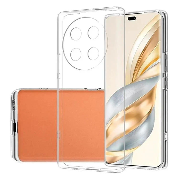 DL3 Mobilak Case Compatible with Honor X9C, Case Crystal Soft TPU Gel Case Flexible Silicone Anti-Scratch Camera Protection TPU Cover - Clear