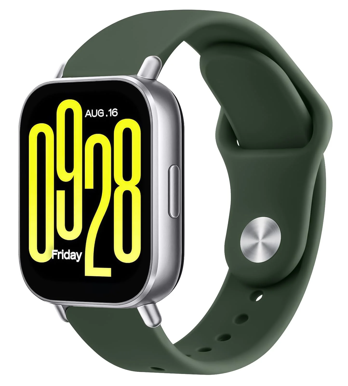 DL3 Mobilak Straps Compatible with Xiaomi Redmi Watch 5 Active/Redmi Watch 5 Lite Bracelets for Men Women, 22mm Soft Silicone Strap, Waterproof Adjustable Band Sports Replacement - Dark Green