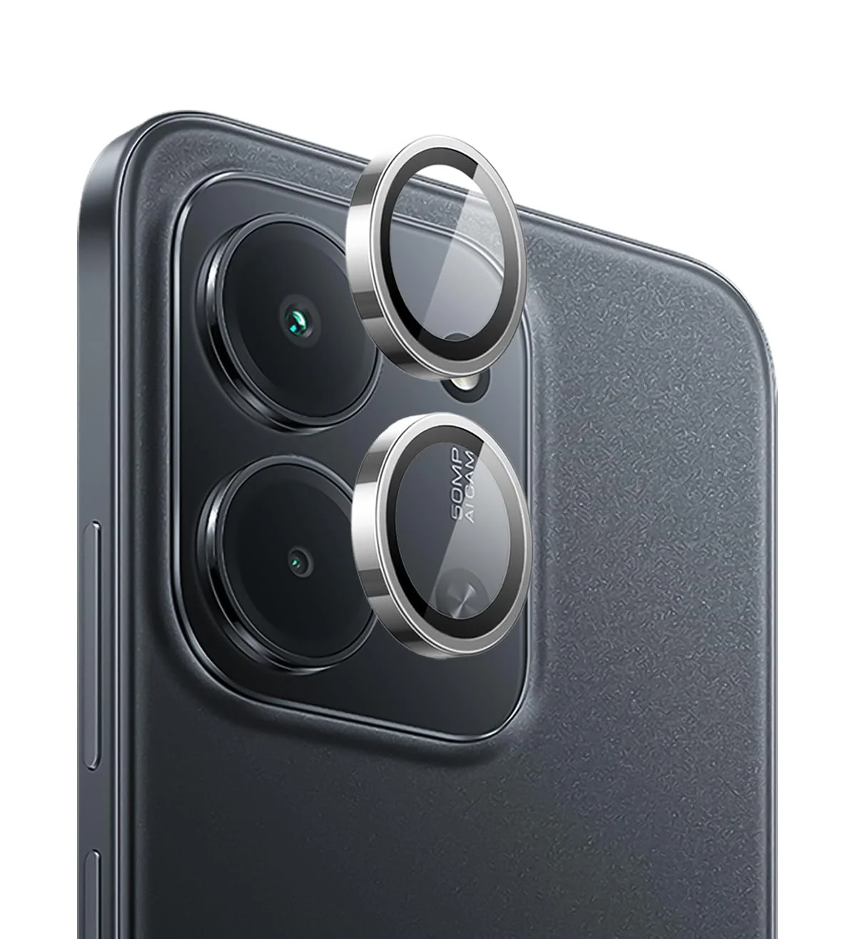 DL3 Mobilak Camera Lens Protector for Xiaomi Redmi 15C 4G/5G Accessories, 9H Tempered Glass Metal Individual Ring Camera Cover Screen Protector, Case Friendly, Anti Scratch