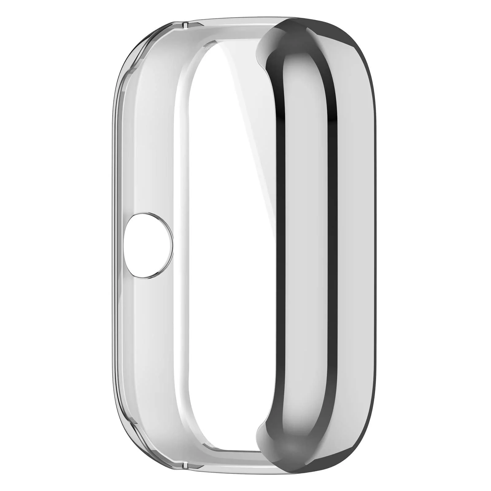DL3 Mobilak Case Compatible with Amazfit Bip3 Pro/Amazfit Bip 3 Case All-Around Screen Protector Watch Soft TPU Shockproof Cover Slim Guard Thin Bumper Shell Protector - Silver