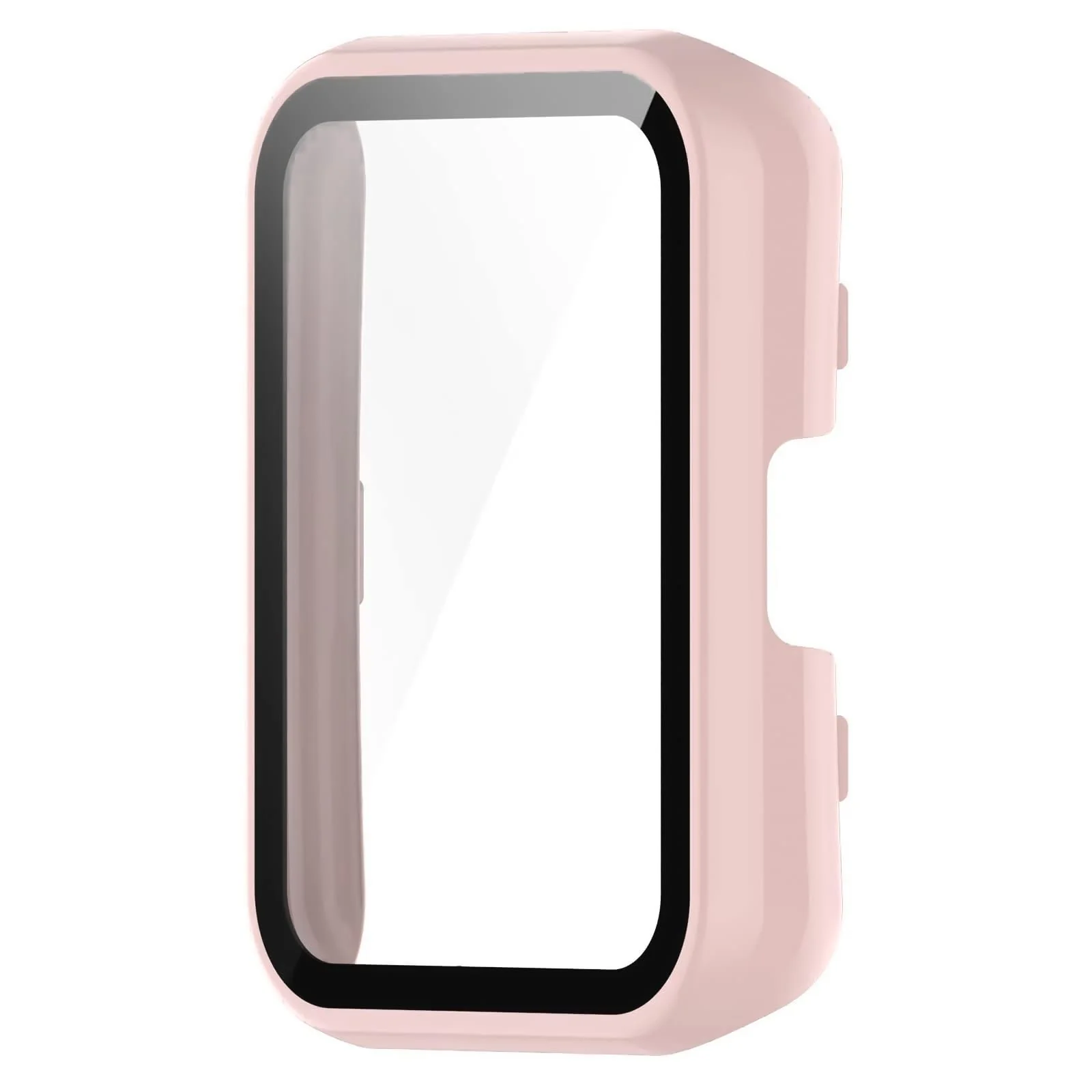 DL3 MOBILAK Full-Coverage Watch Case with Tempered Glass for Huawei Watch Fit / Honor Watch ES, Pink