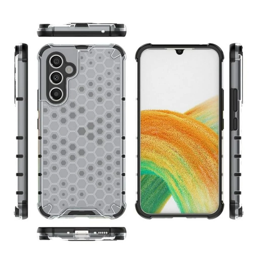 DL3 Mobilak Clear PC and TPU Protective Case for vivo Y02S / vivo Y16 4G with Shockproof Design - Clear