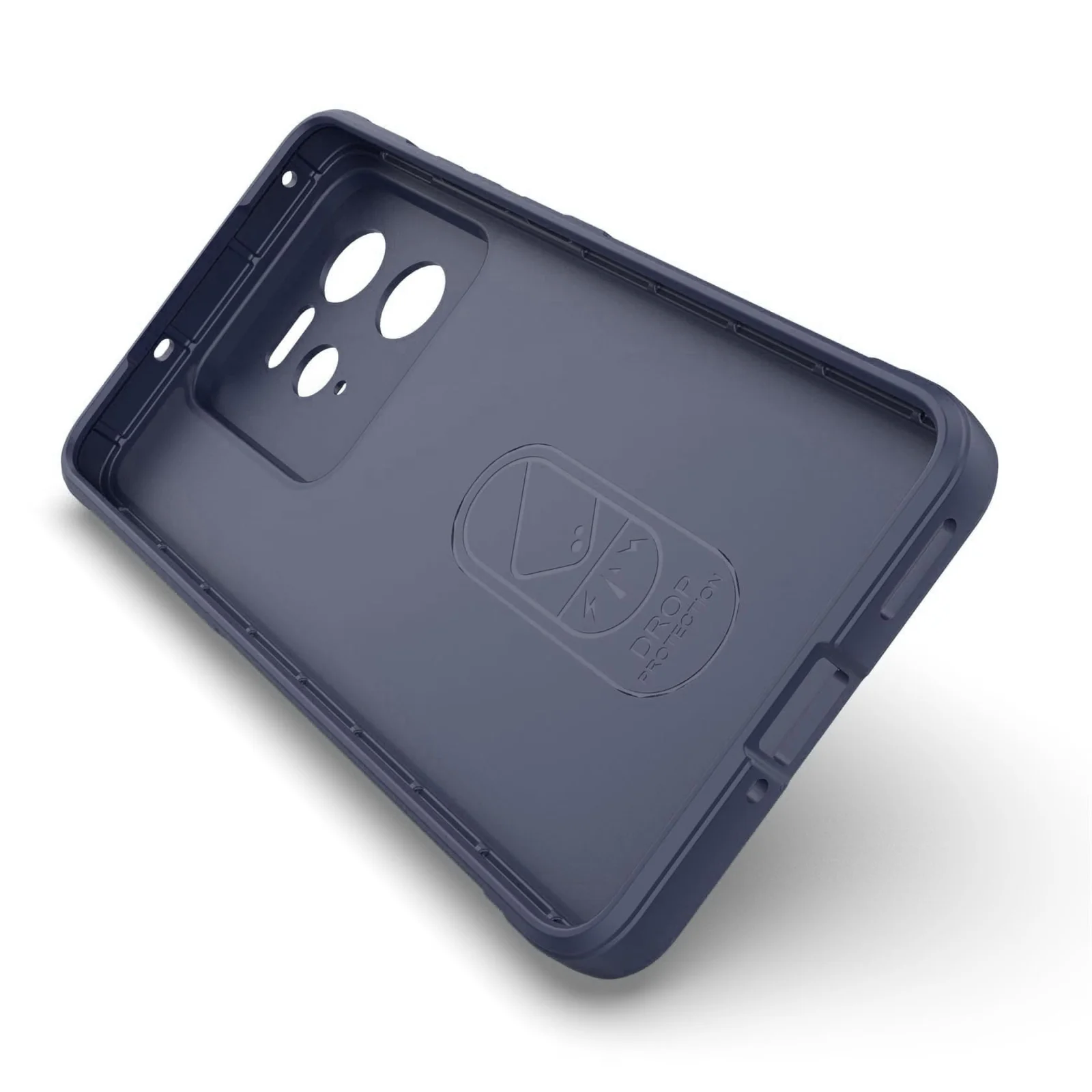 DL3 Mobilak Flexible Silicone and TPU Protective Case with Camera Protection for realme GT 7 Pro 5G - Blue