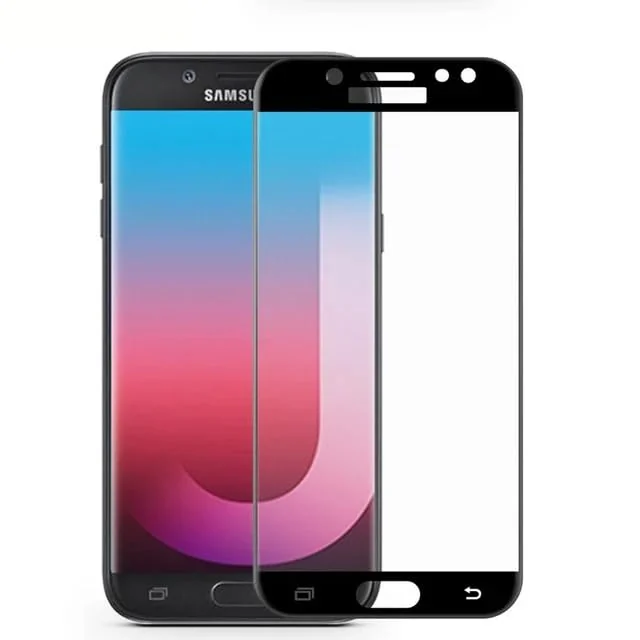 DL3 Mobilak 5D Full Glass Screen Protector For Samsung Galaxy J7 Pro. Black Frame - Clear