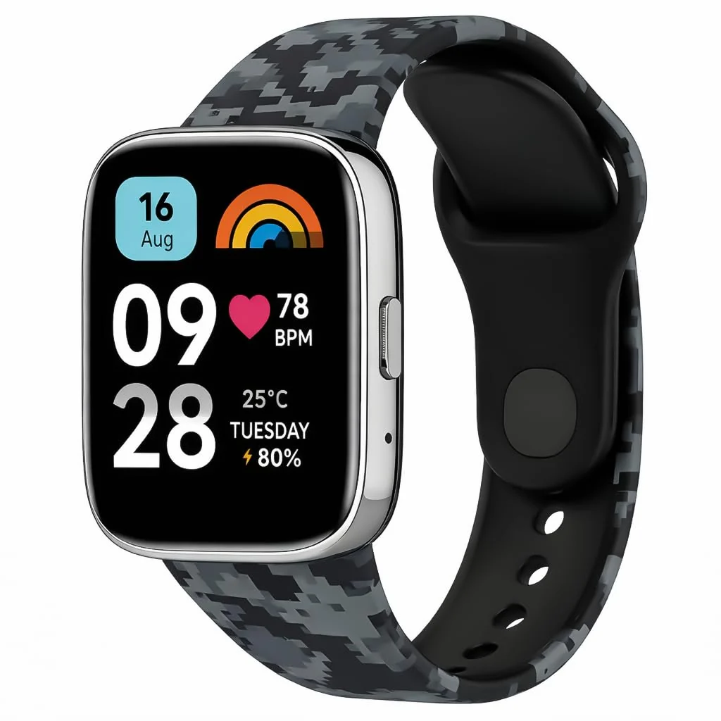 Xiaomi Redmi Watch 3 Active / Redmi Watch 3 Lite — DL3 Mobilak Strap Silicone Compatible With Xiaomi Redmi Watch 3 Active/Redmi Watch 3 Lite, Sport Silicone Watch Band Wrist Strap, Bracelet Wristband Wrist Strap