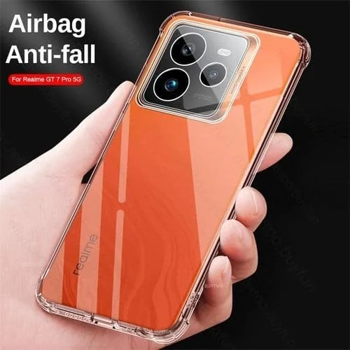 DL3 Mobilak Clear TPU Protective Case for realme GT 7 Pro 5G with Camera Protection and Shockproof Design - Clear