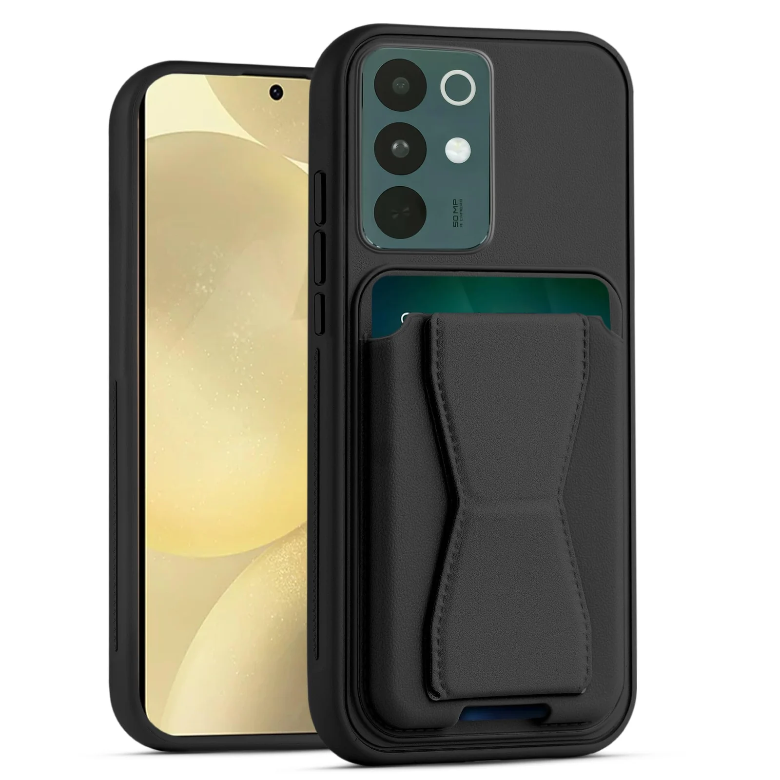 DL3 Mobilak Leather Wallet Case for realme C85 Pro, Camera protection, Shock-absorbing protection, Built-in kickstand