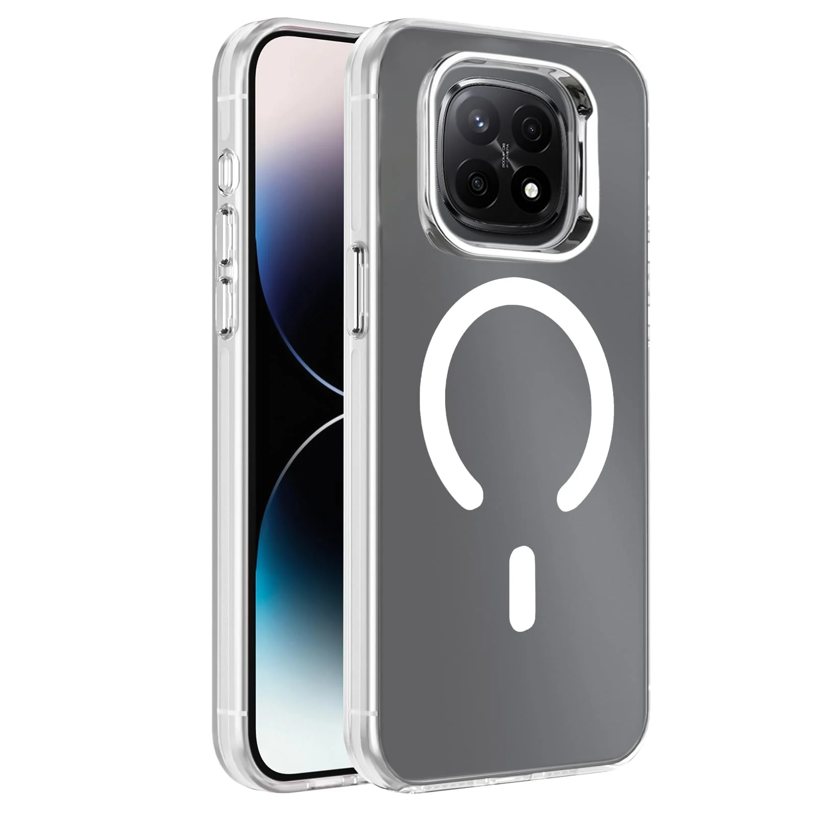 DL3 Mobilak Case for Xiaomi Redmi Note 15 5G/4G/Poco M8 Crystal Clear [Not Compatible with MagSafe] Soft TPU Gel Case Flexible Silicone Anti-Scratch Transparent TPU Cover - White
