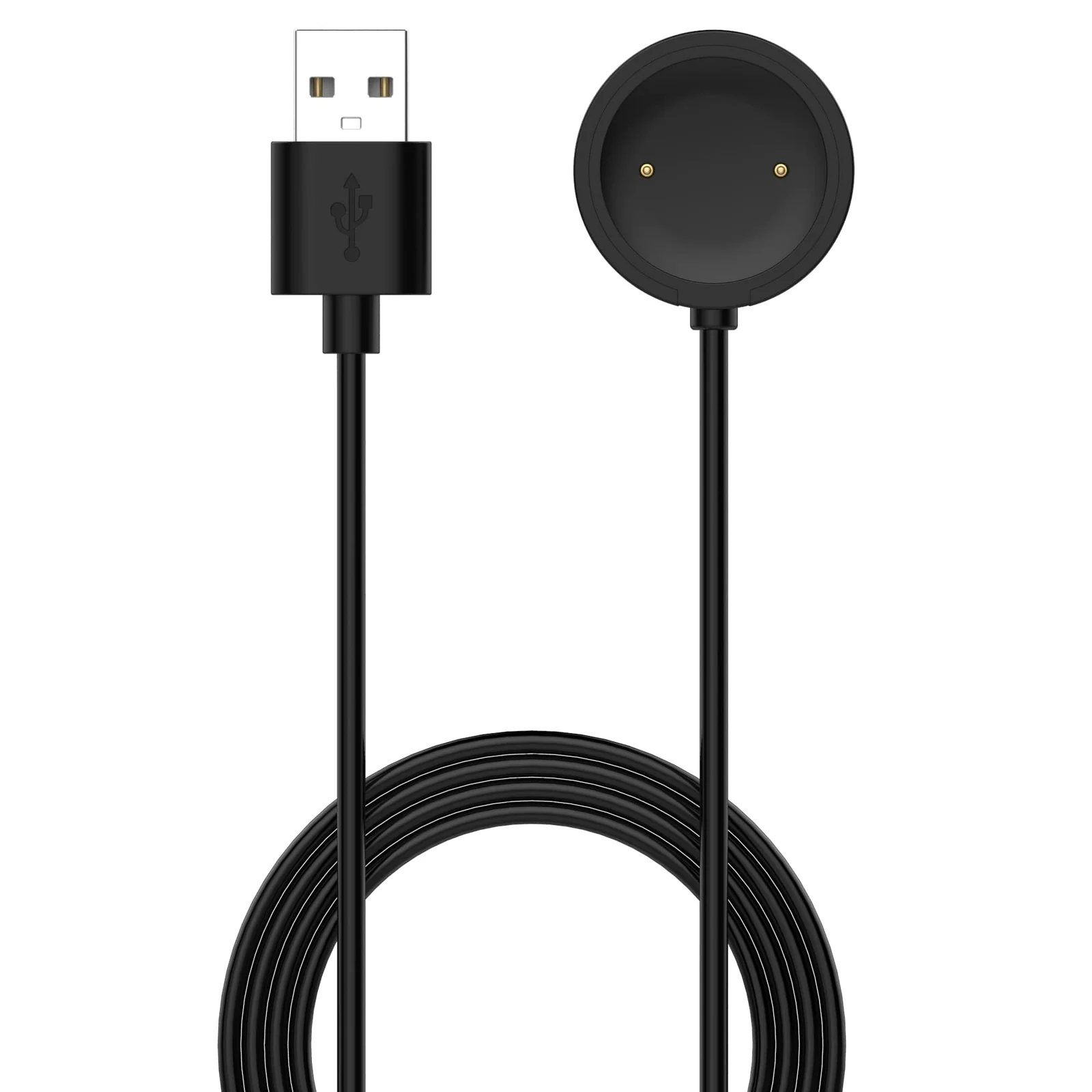 DL3 Mobilak Compatible with Mibro X1/Mibro Color/Mibro Lite Charger Charging Cable Cord Dock, 3.3FT/1m Replacement Charging Cradle Adapter Dock for Mibro X1/Color/Lite Smartwatch - Black
