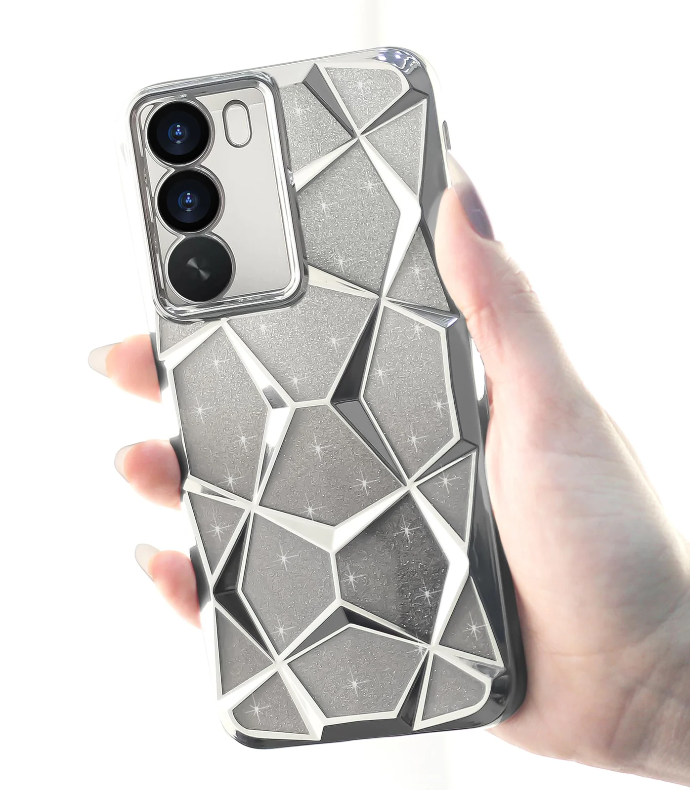 DL3 MOBILAK Gradient Glitter TPU Phone Case for Realme C71