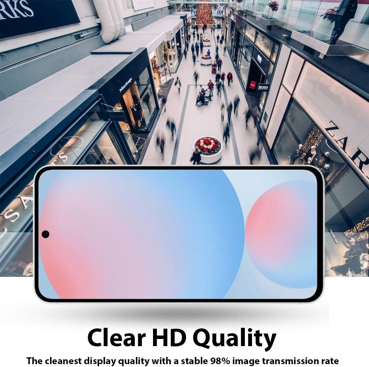 DL3 Mobilak Screen Protector for Samsung Galaxy S24 FE, Tempered Glass Screen Saver Premium HD Protective, Scratch Resistant, NO-Bubble, 9H Hardness, Full Coverage Film - Clear