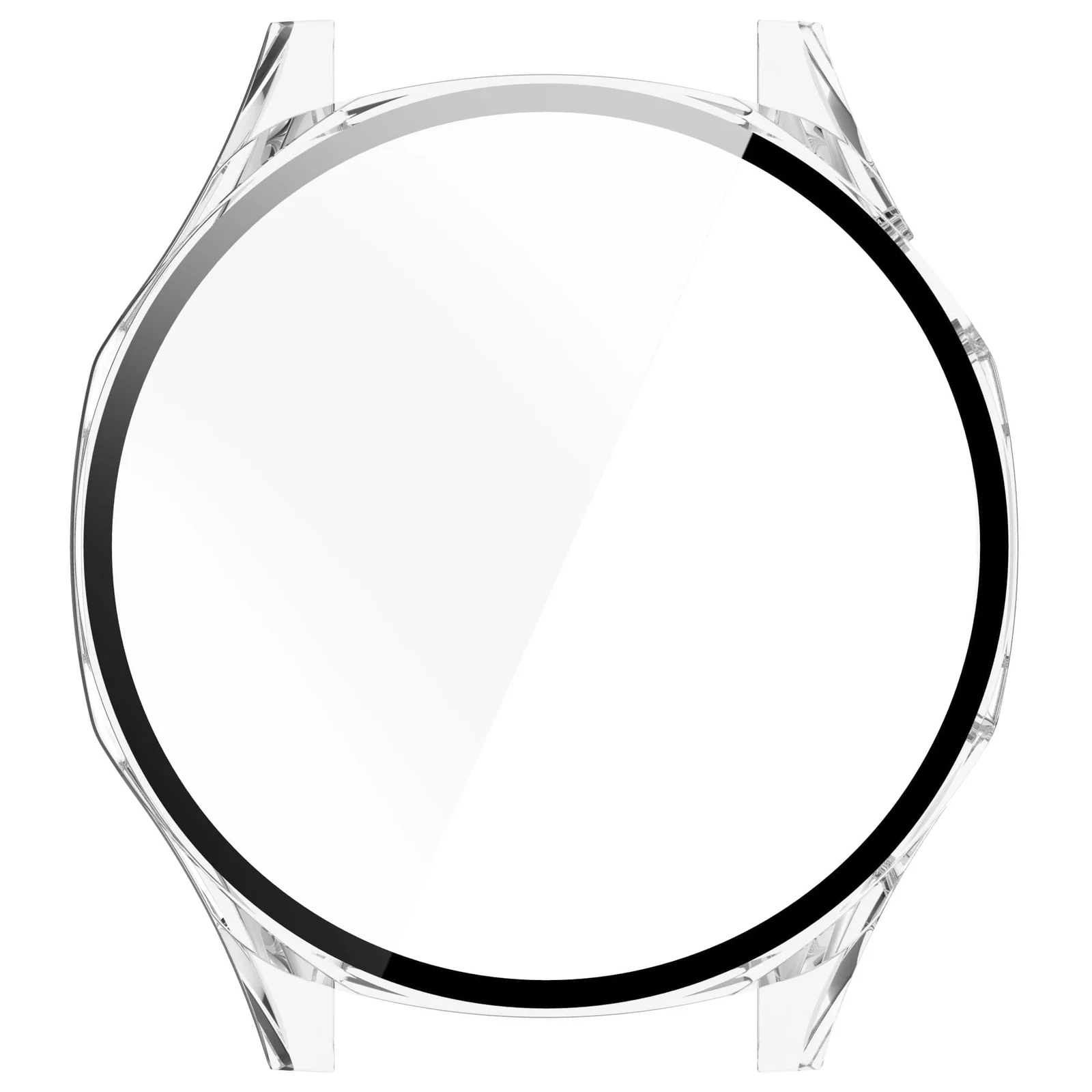 DL3 MOBILAK Full-Coverage Watch Case with Tempered Glass for Huawei Watch GT 4 46 mm, Clear
