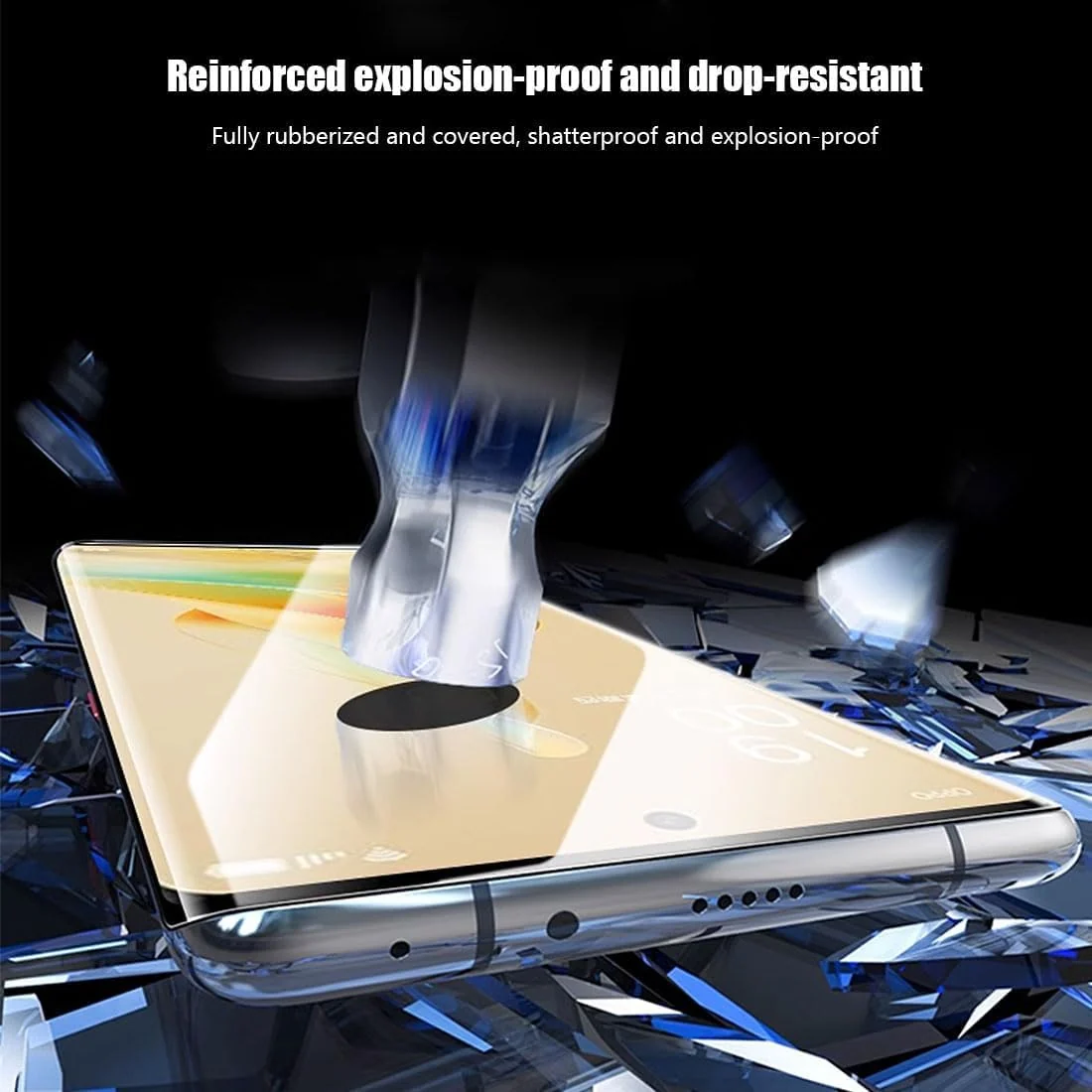 DL3 Mobilak Full Curved 5D Glass Screen Protector Full Glue For realme 11 Pro plus - Black