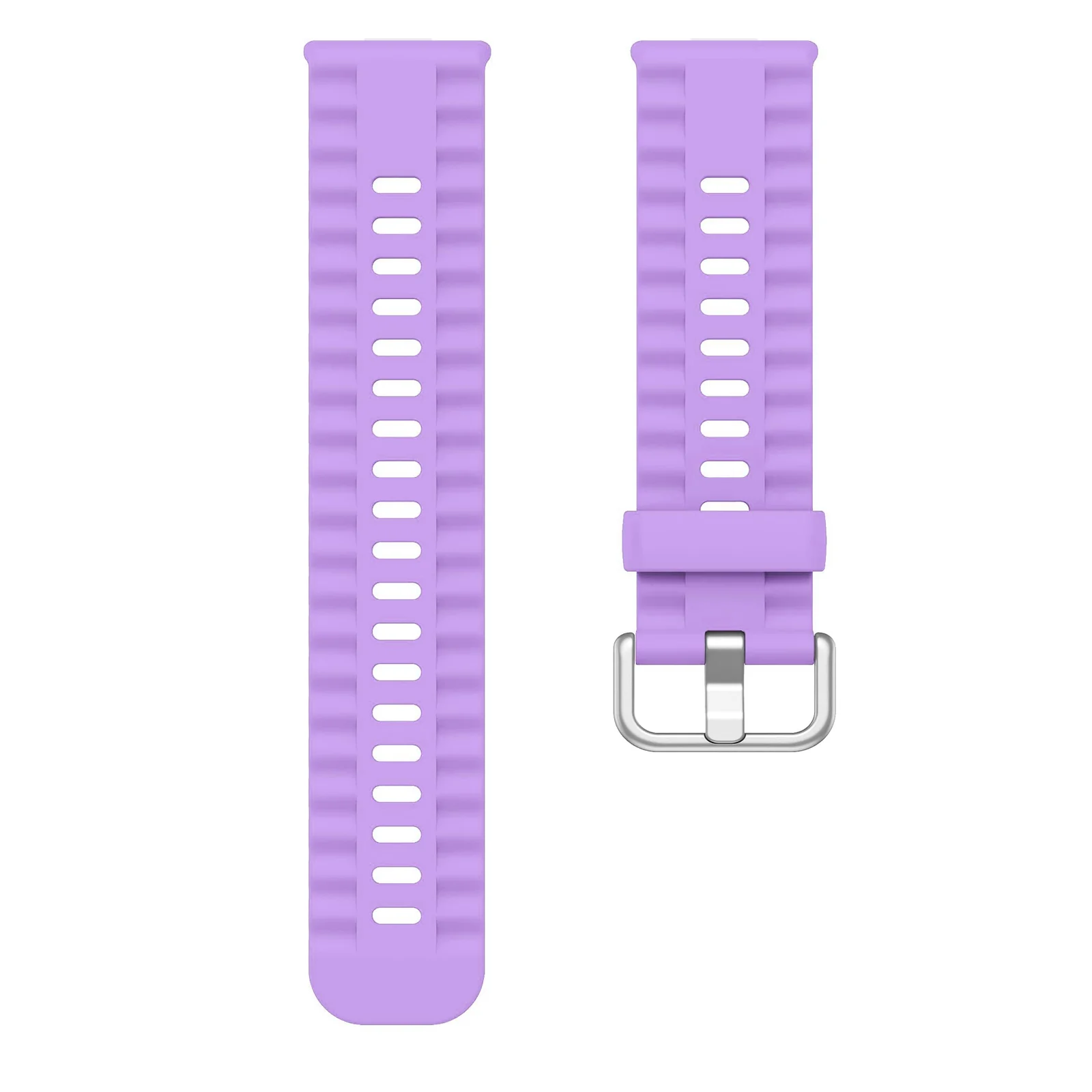 DL3 Mobilak Wavy Texture Sports Wristbands for Huawei Watch Fit 4/Fit 4 Pro/Fit 3 Strap, Breathable Silicone Wristband Strap Watch Strap Bracelet for Huawei Watch Fit 4 Pro/Fit4/3 - Purple