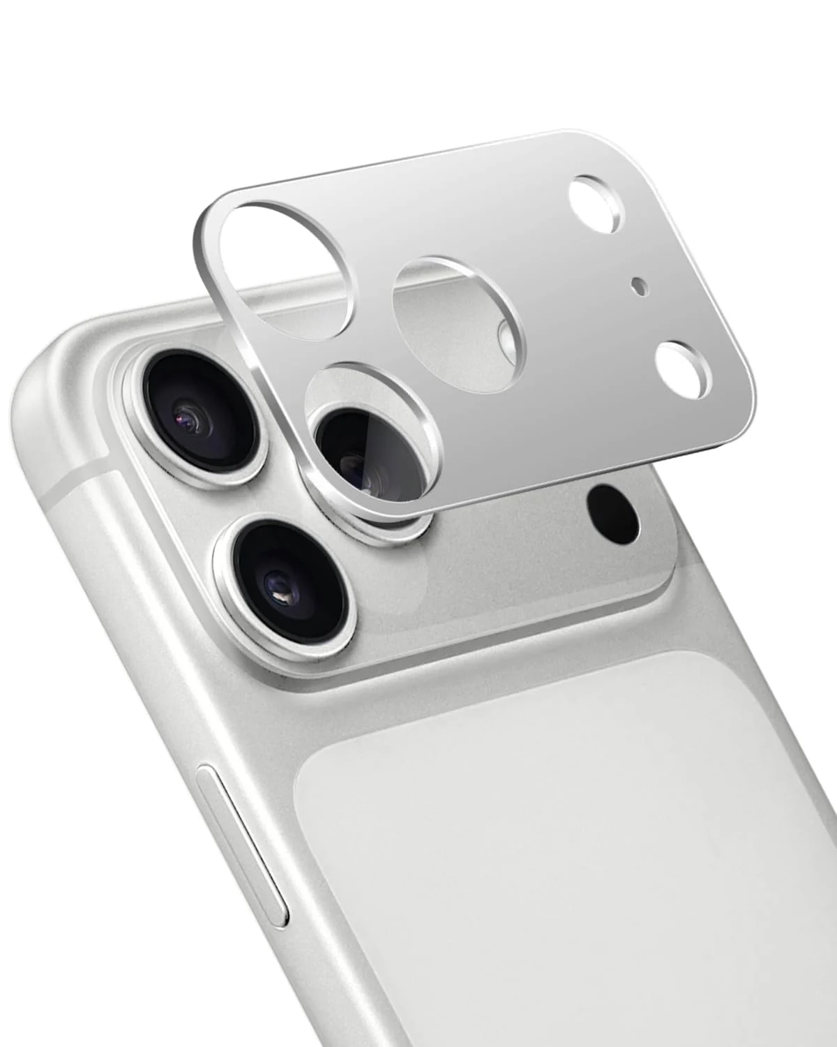 DL3 Mobilak for iPhone 17 Pro Max 6.9-Inch Camera Lens Protector - Ultra HD Tempered Glass Camera Len Protection Cover [Case Friendly] [Scratch-Resistant] [Night Shooting Mode] - Silver