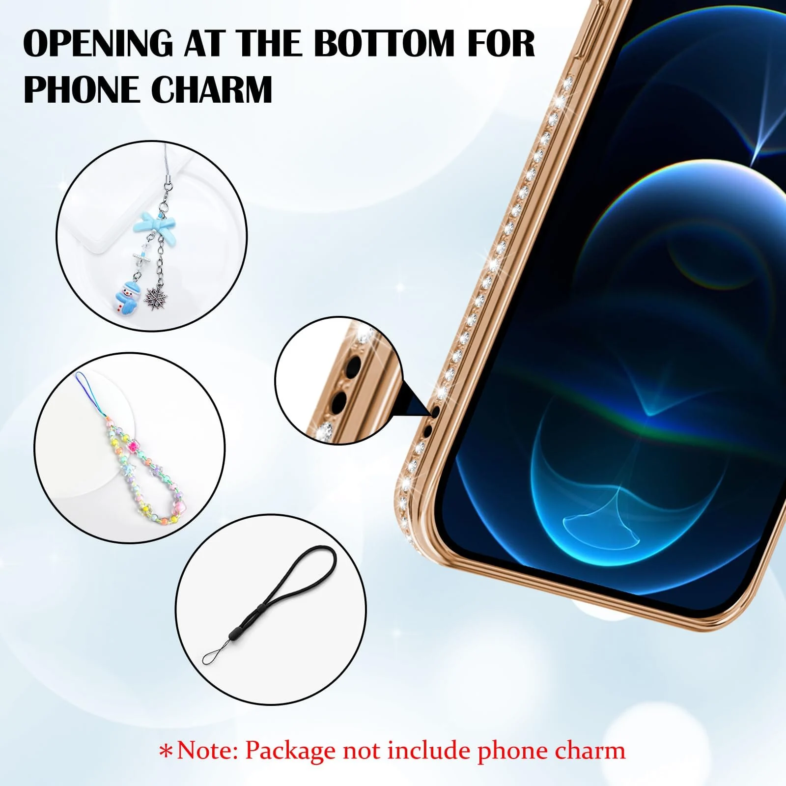 DL3 Mobilak MagSafe-Compatible Magnetic Case for iPhone 11 Pro with Camera Protection and Magnetic Car-Mount Support - Gold