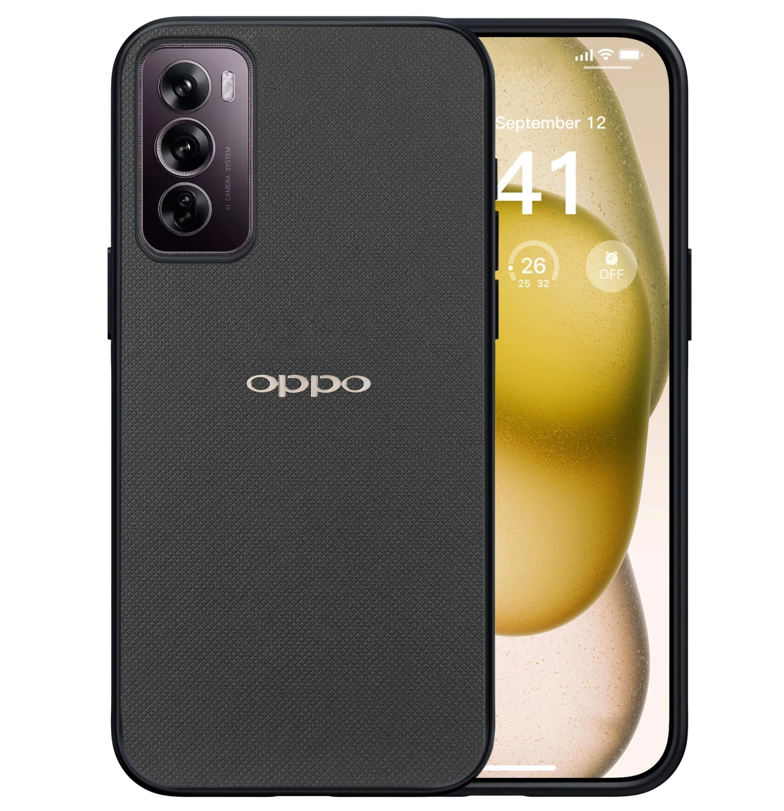 DL3 Mobilak PC and TPU Protective Case for OPPO Reno12 5G / OPPO Reno 12 5G with Camera Protection and Shockproof Design